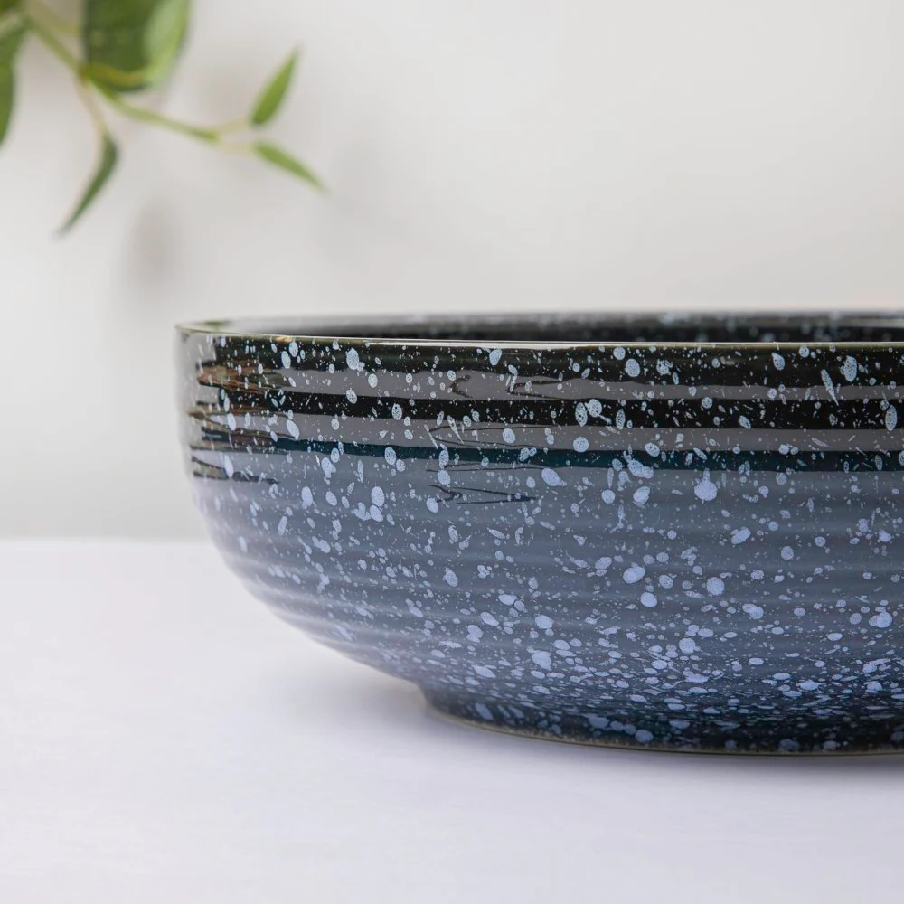 Kimberlite Finish Stone Ceramic Bowl 9 inch 1700 ml - Image 5