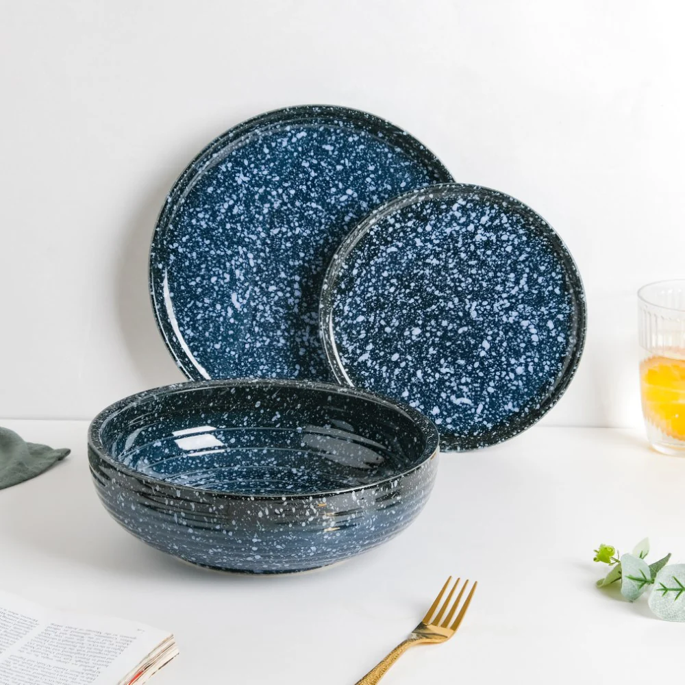 Kimberlite Finish Stone Ceramic Bowl 9 inch 1700 ml - Image 6