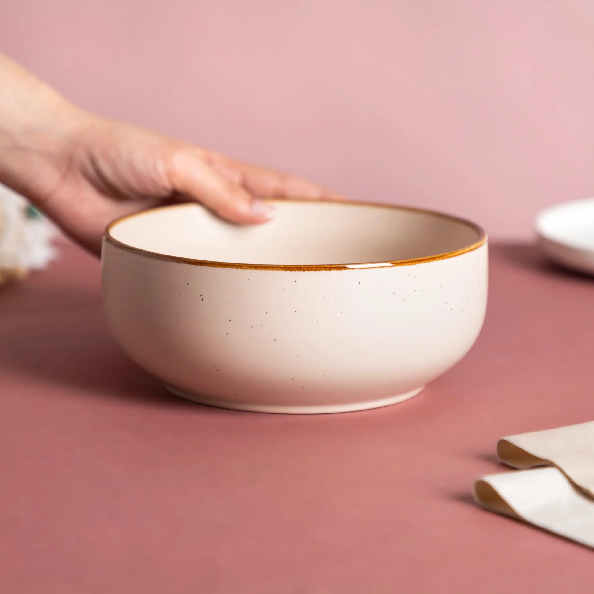 Kiona Stoneware Serving Bowl 7 Inch 1 L - Image 4
