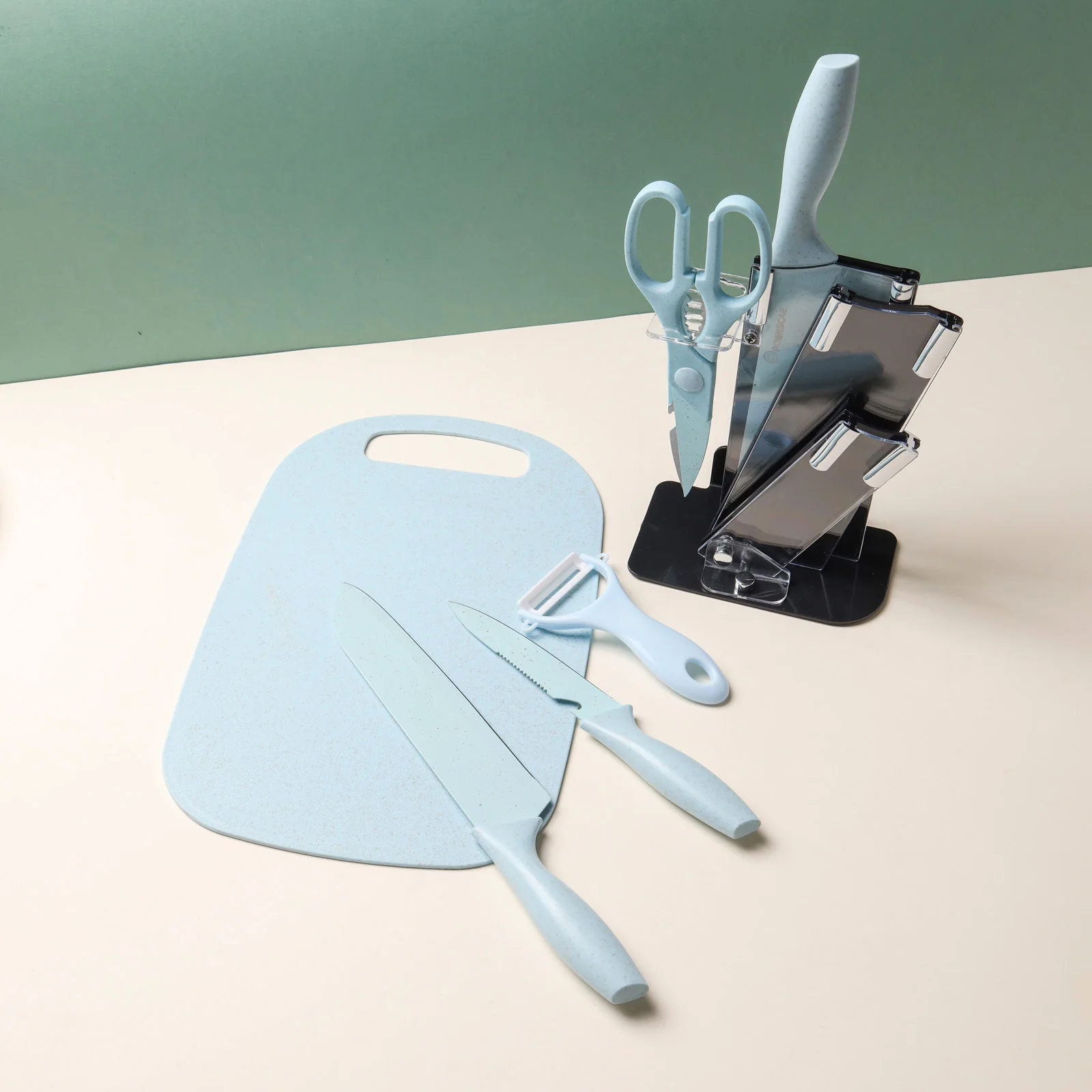 Knife Set With Stand - Image 4