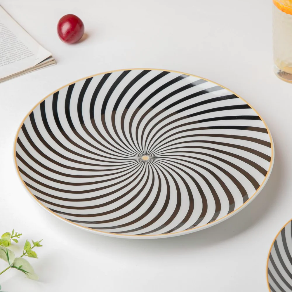 La Mode Spiral Dinner Plate 10 Inch - Image 3