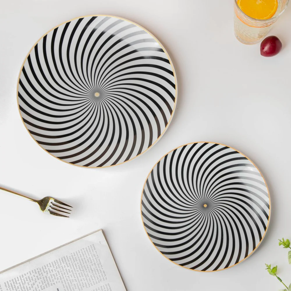 La Mode Spiral Dinner Plate 10 Inch - Image 6