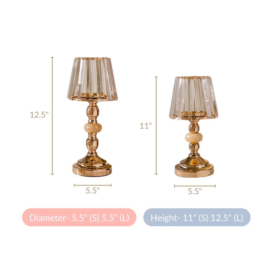 Lamp Shade Candle Holder Stand Set Of 2 - Image 7