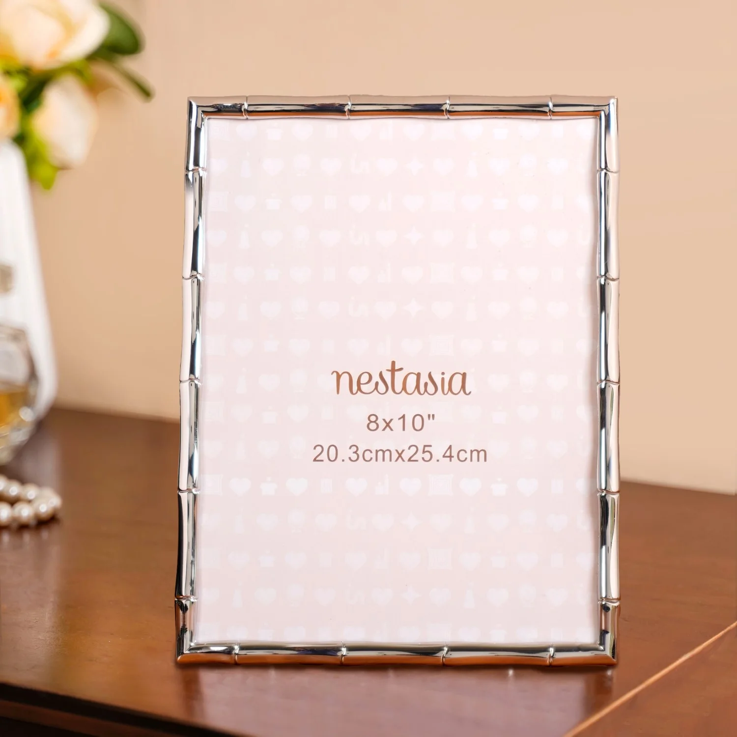 Large Bamboo Cut Photo Frame 20x25cm