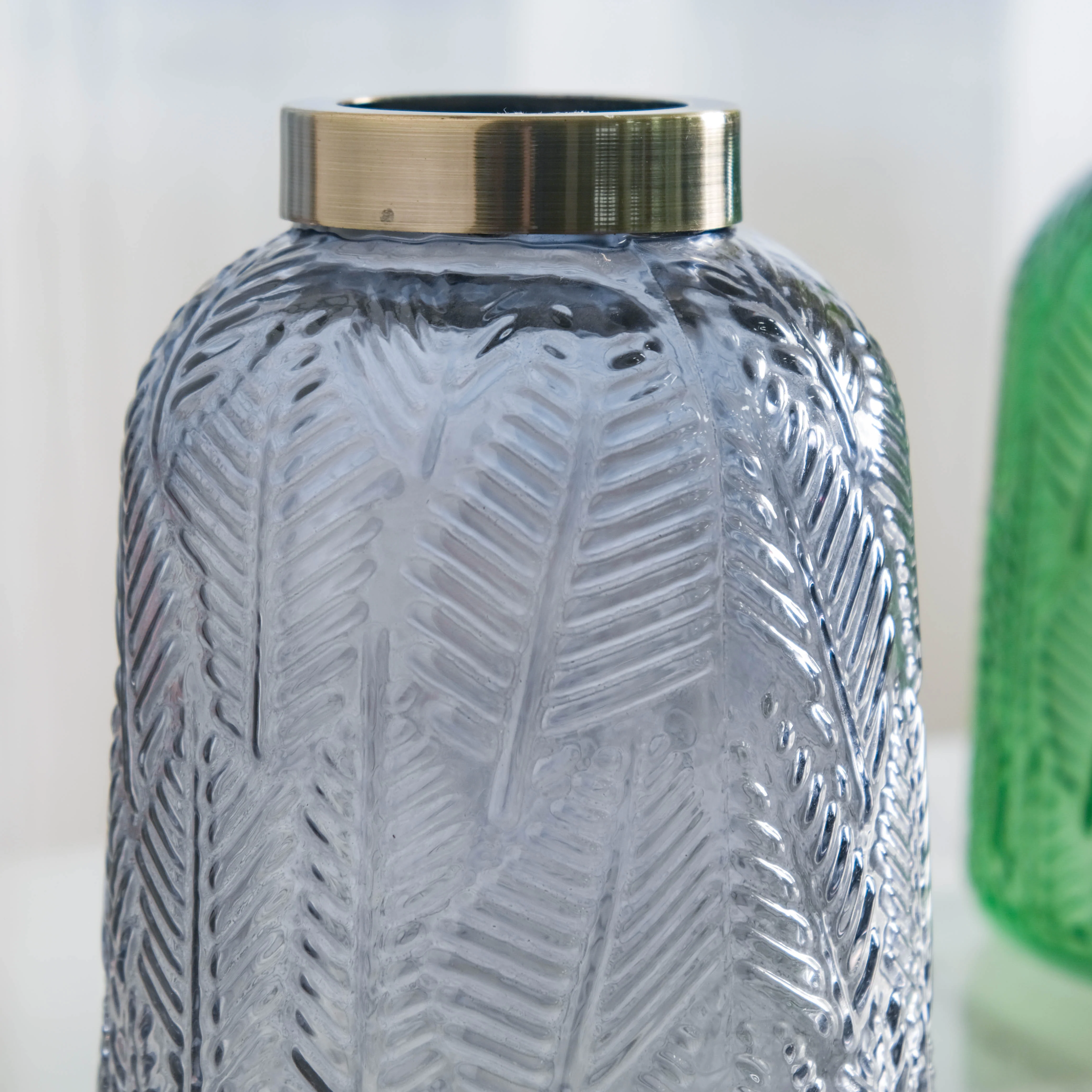Large Bottle Glass Vase - Image 8