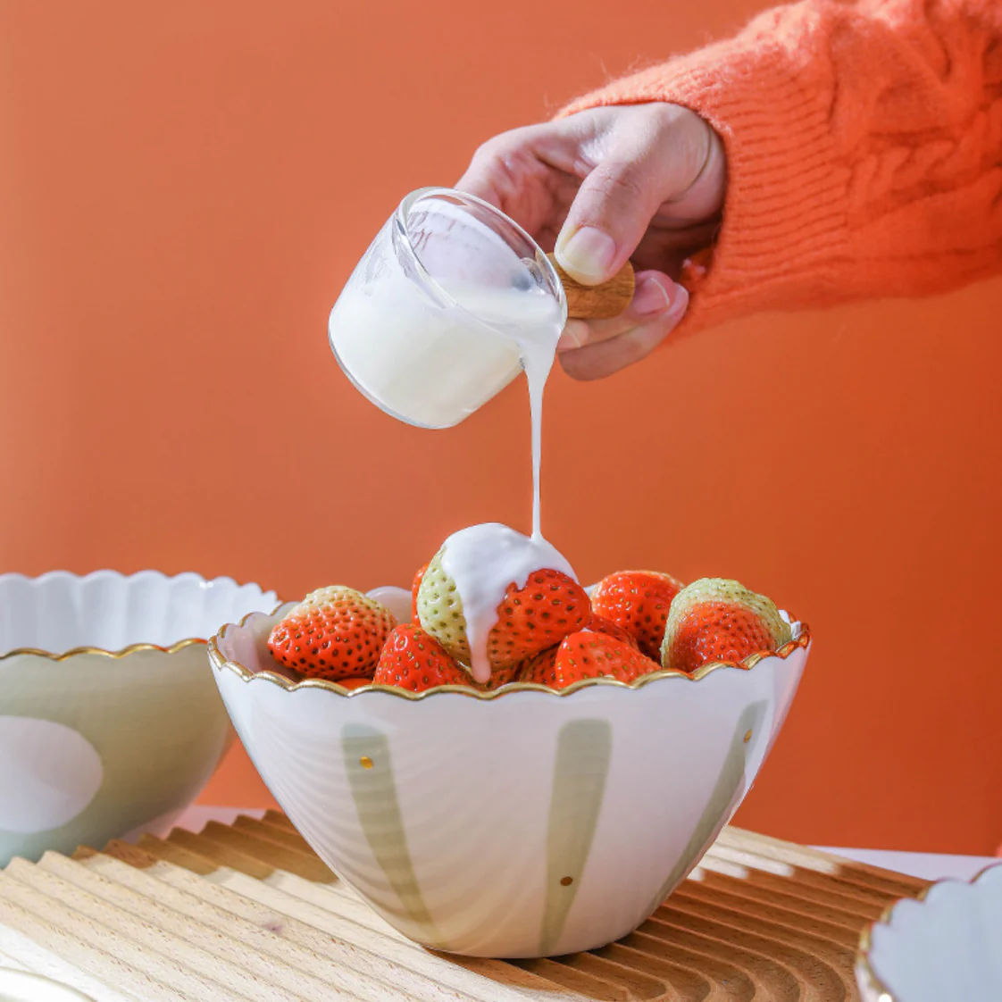 Large Ceramic Snack Bowl - Image 11