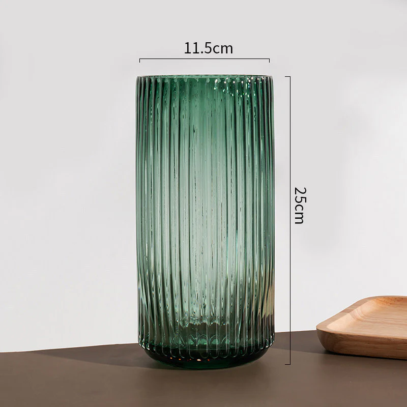 Large Glass Tube Vase - Image 14