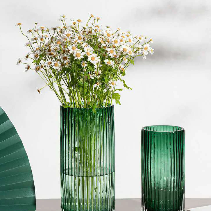 Large Glass Tube Vase - Image 7