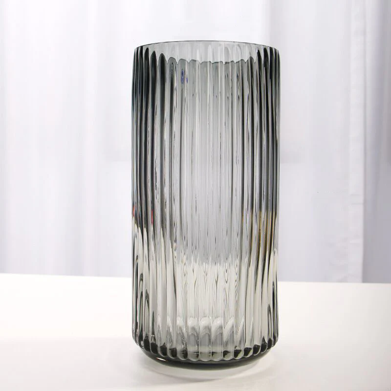 Large Glass Tube Vase - Image 9