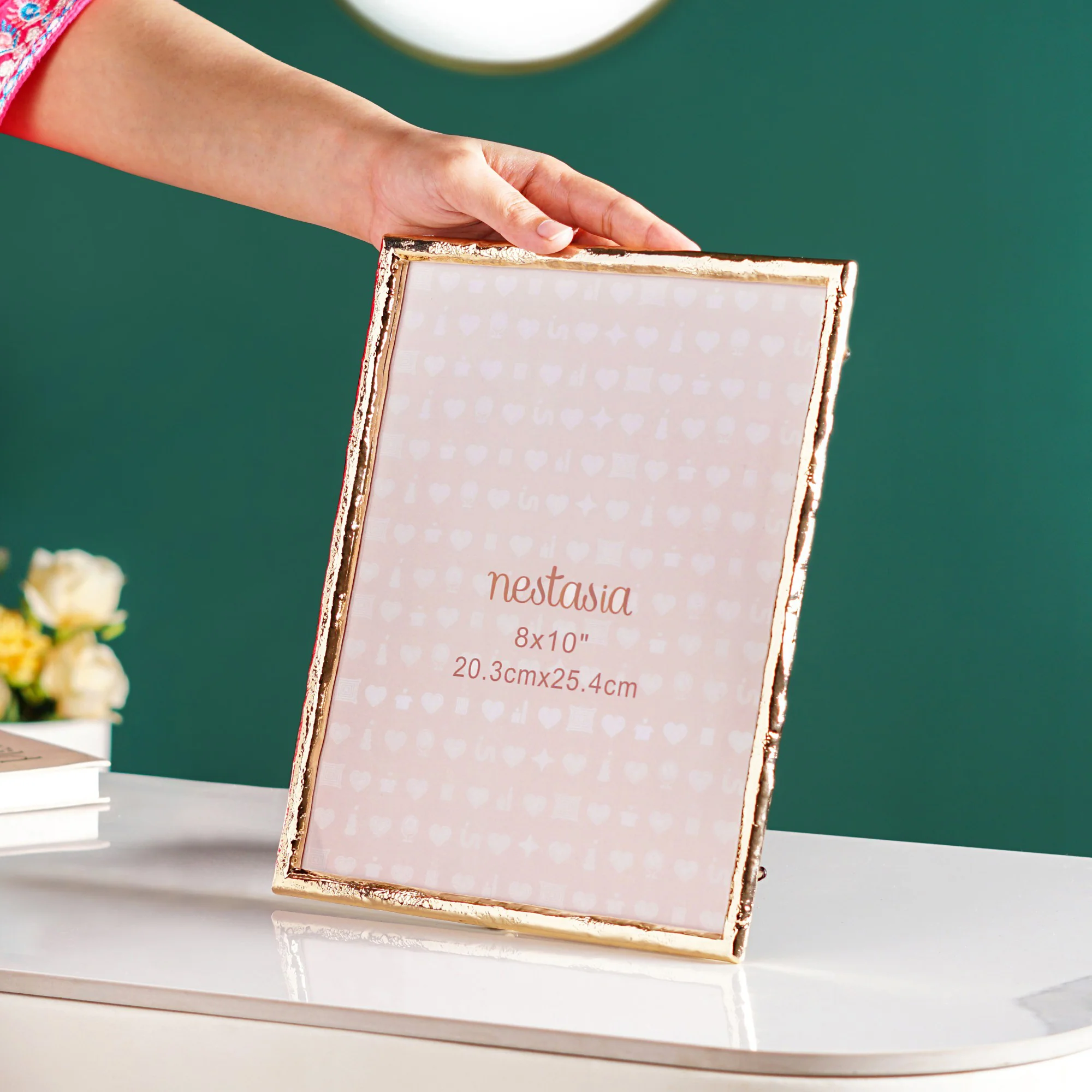 Large Gold Keepsake Desk Photo Frame 20x25cm - Image 3