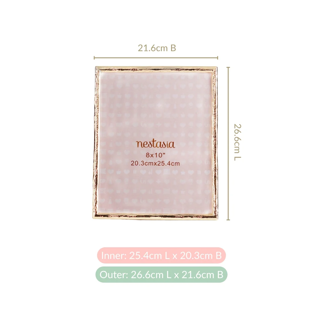 Large Gold Keepsake Desk Photo Frame 20x25cm - Image 4