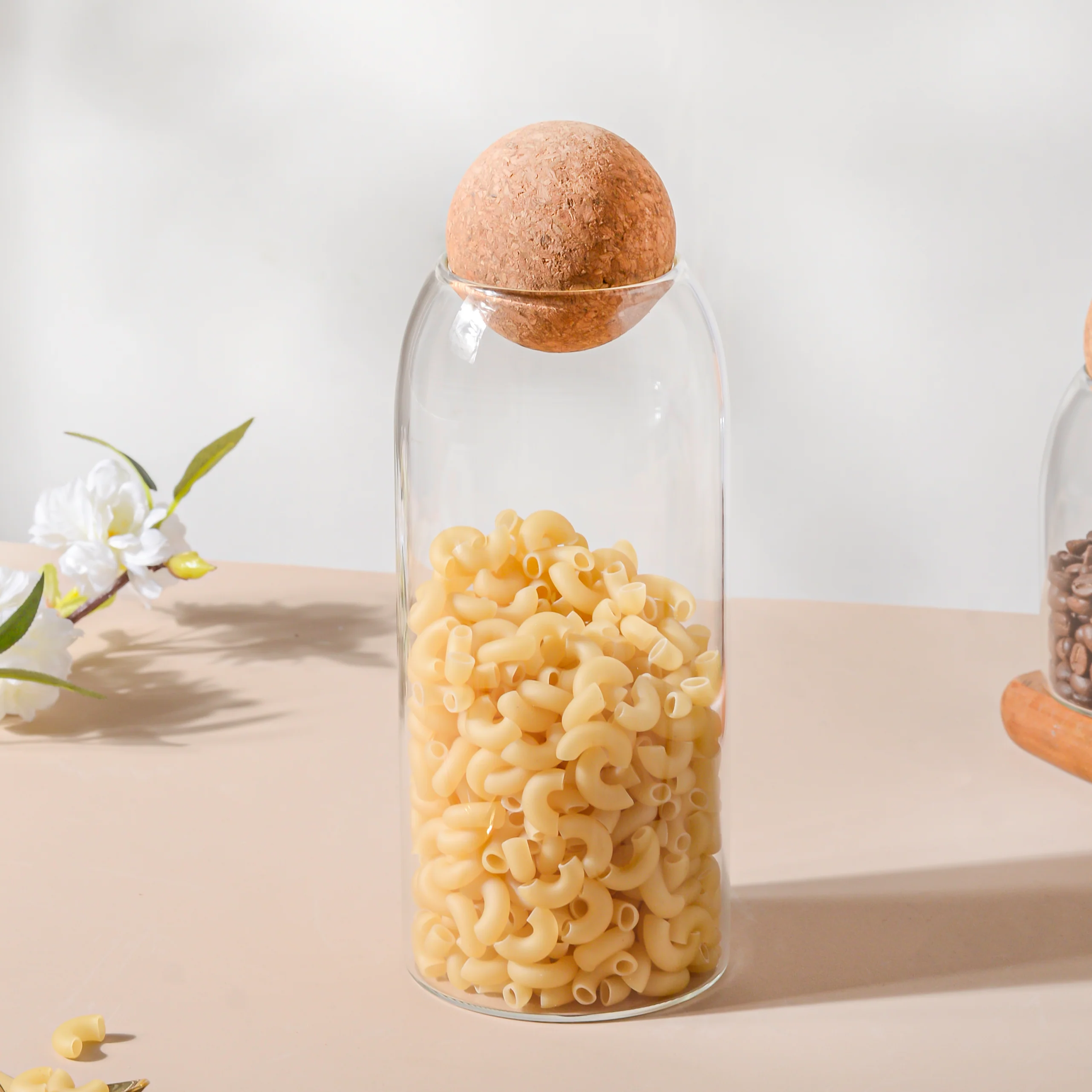 Large Jar with Cork Lid
