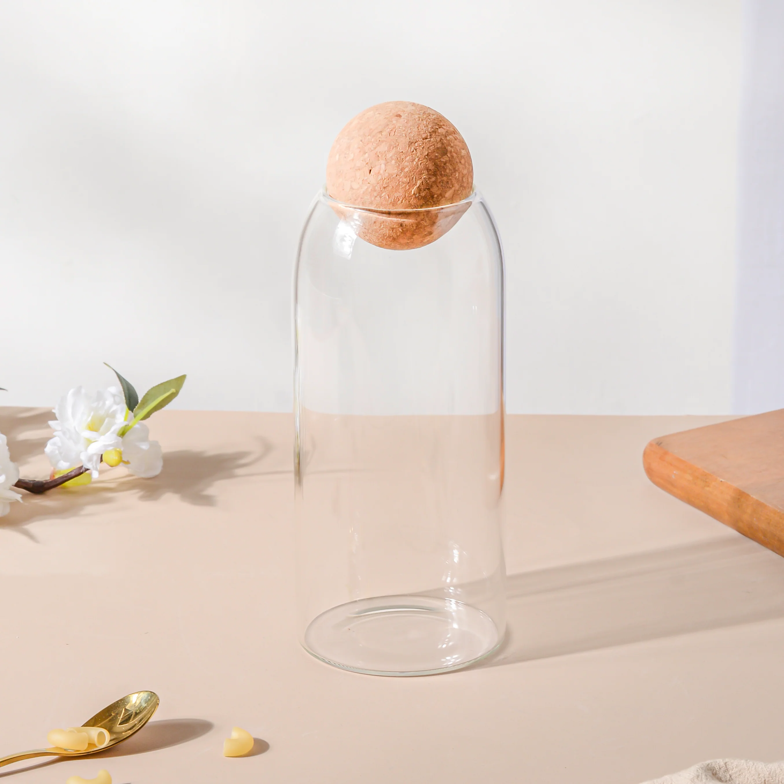 Large Jar with Cork Lid - Image 3