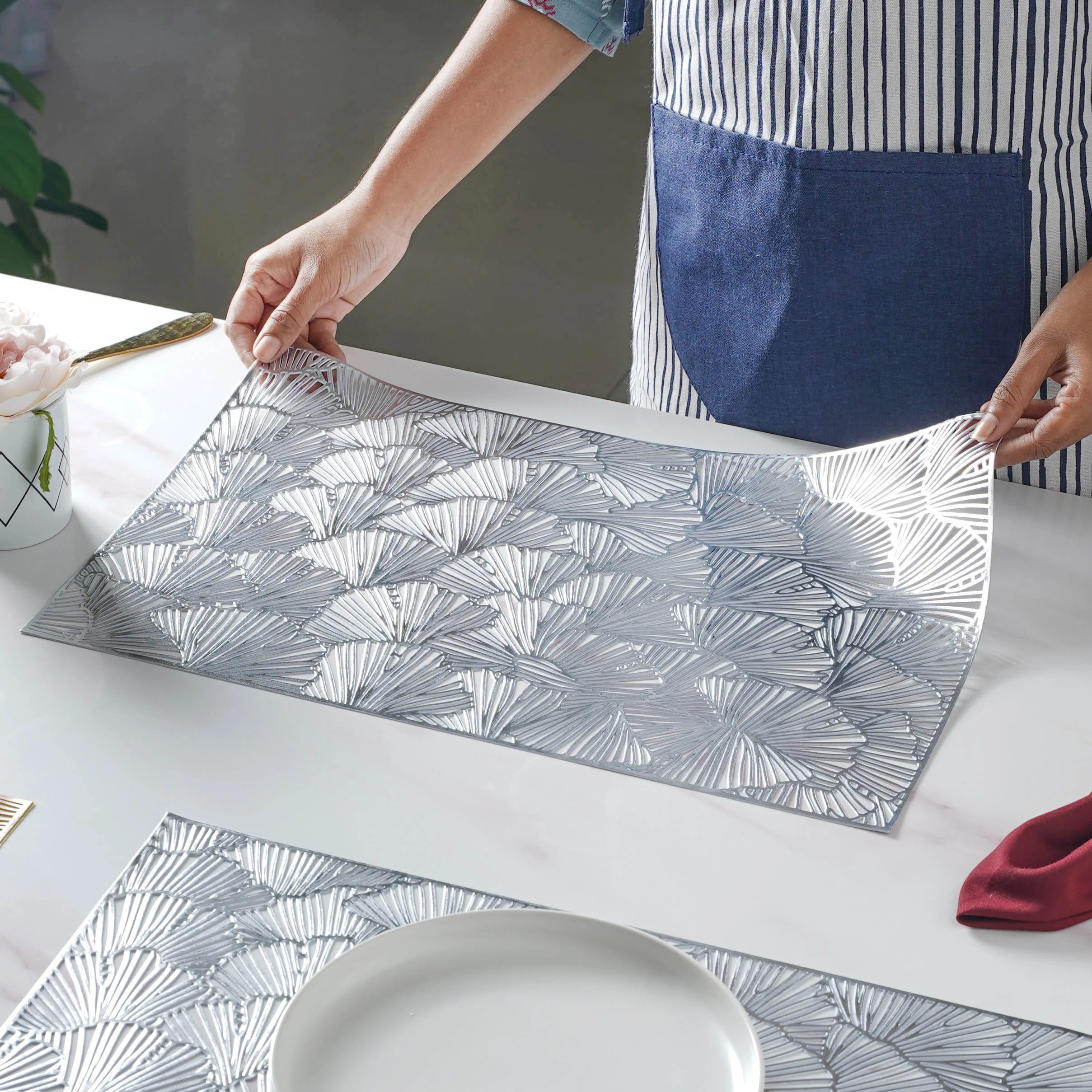 Large PVC Table Mat Set of 2 - Image 15