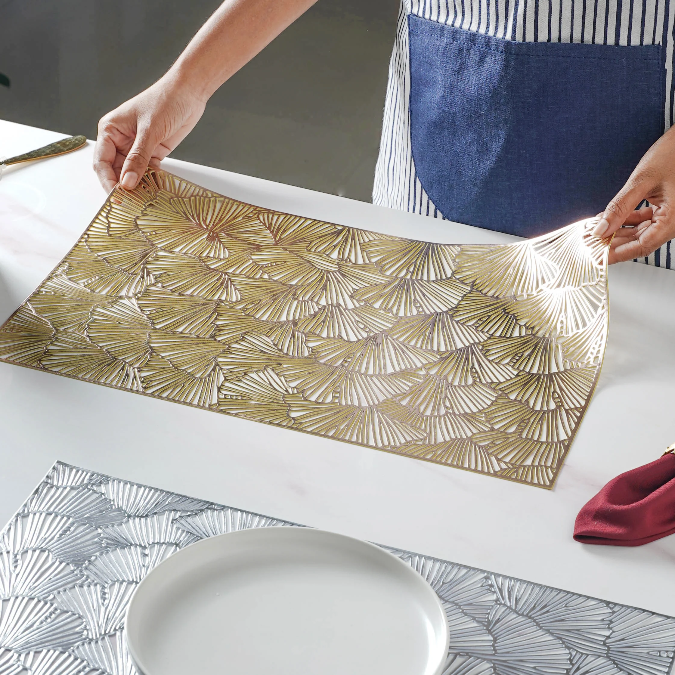 Large PVC Table Mat Set of 2 - Image 16