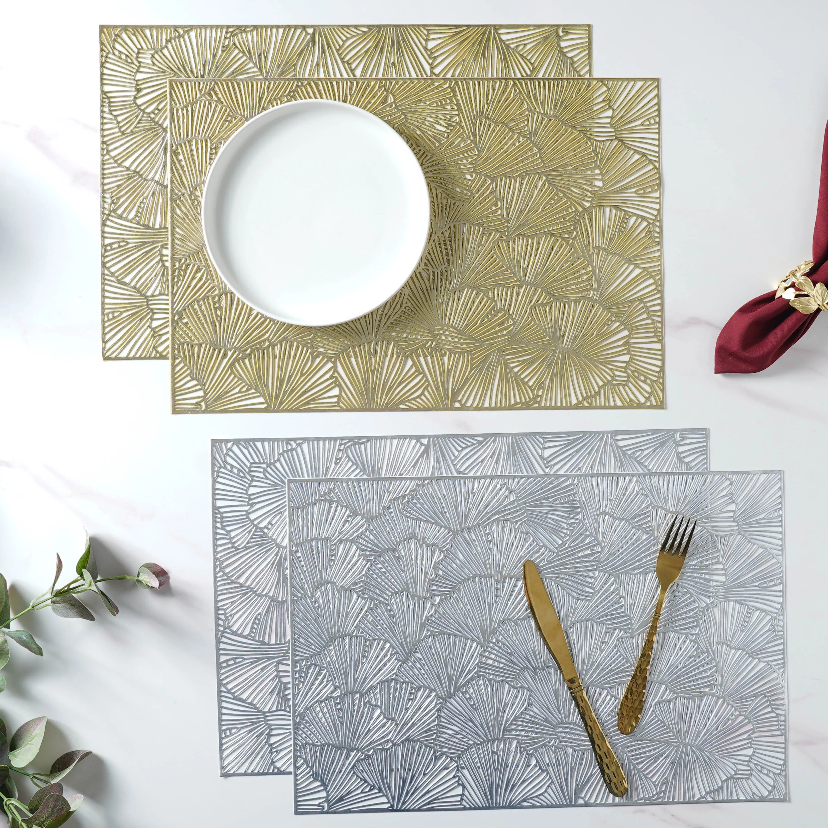 Large PVC Table Mat Set of 2 - Image 6