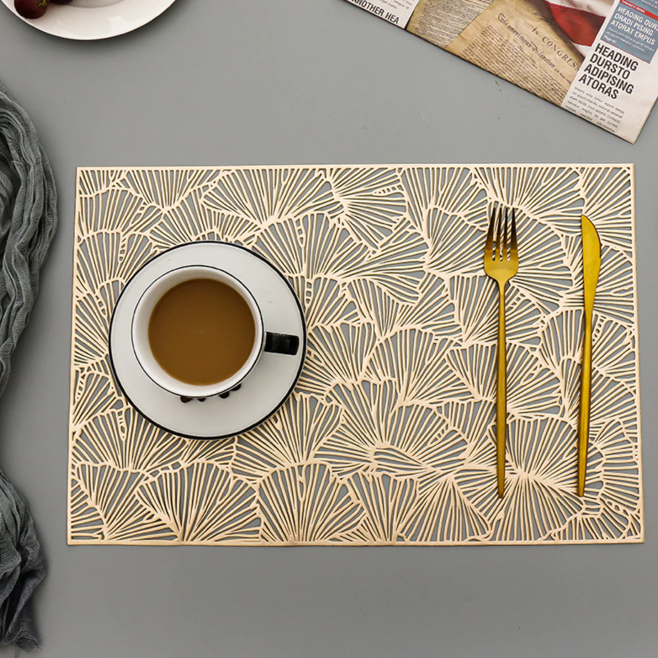 Large PVC Table Mat Set of 2 - Image 8