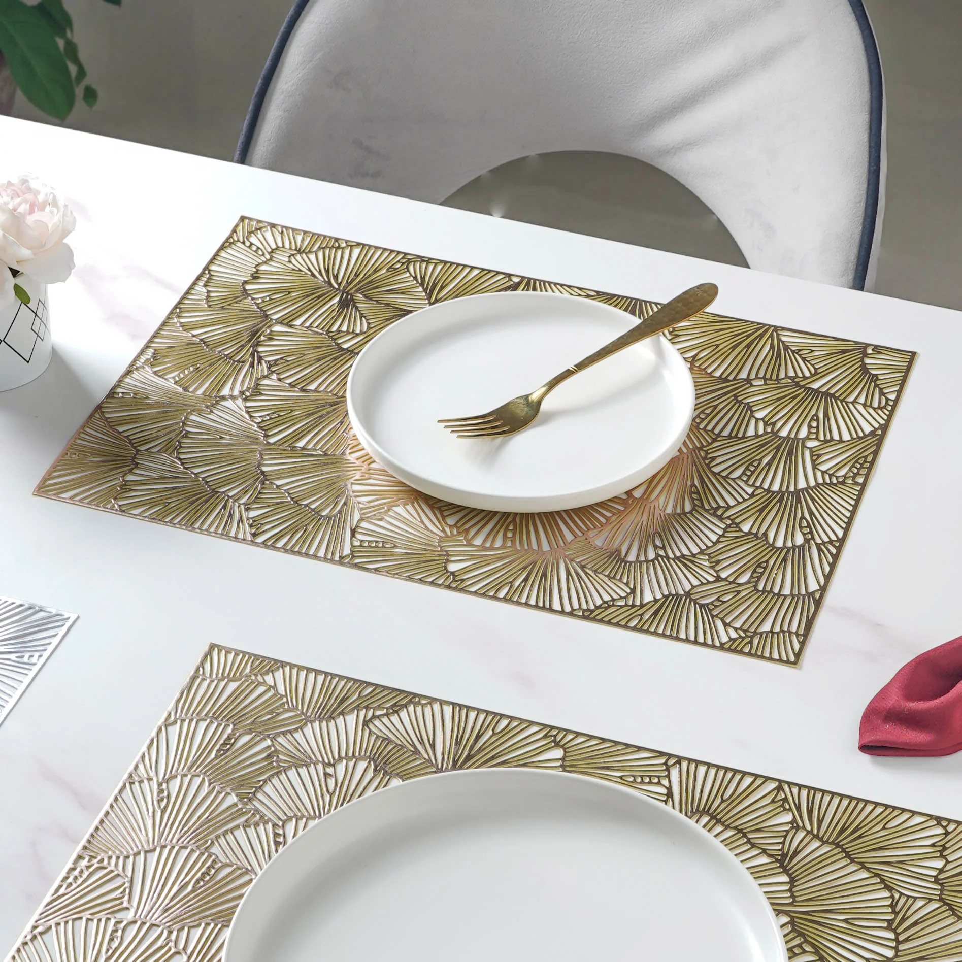 Large PVC Table Mat Set of 2 - Image 9