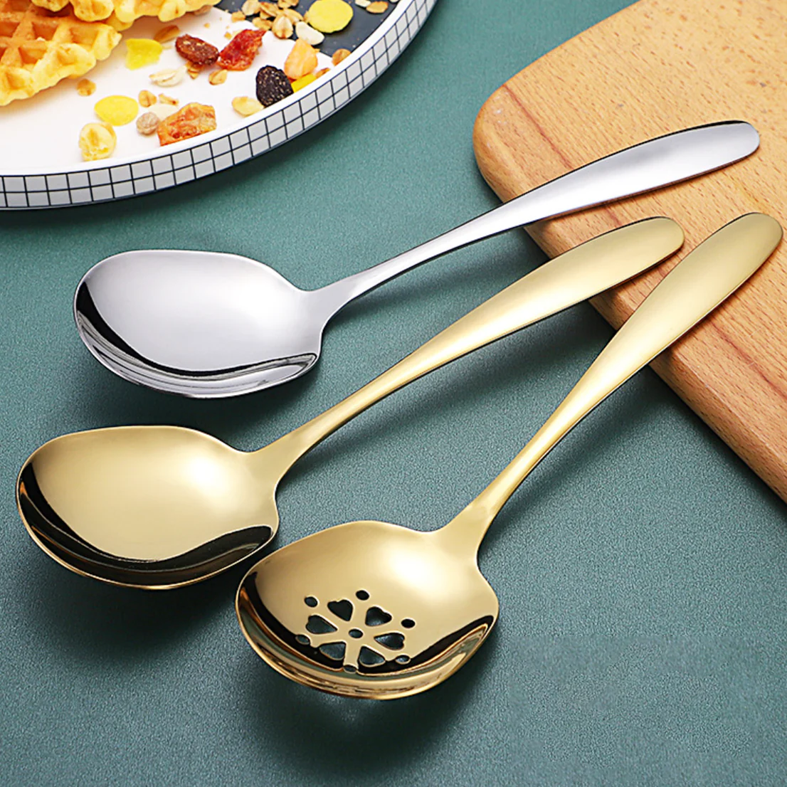 Large Serving Spoon Set - Image 2