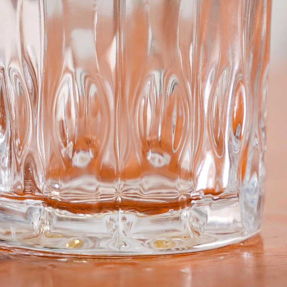 Large Set Of 6 Textured Luxe Whiskey Glass 310ml - Image 9