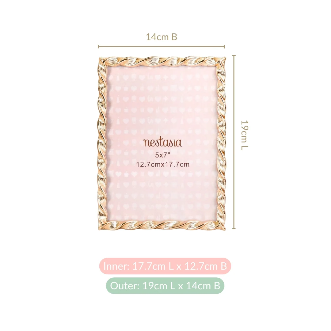 Large Spiral Photo Frame 13x18cm - Image 4