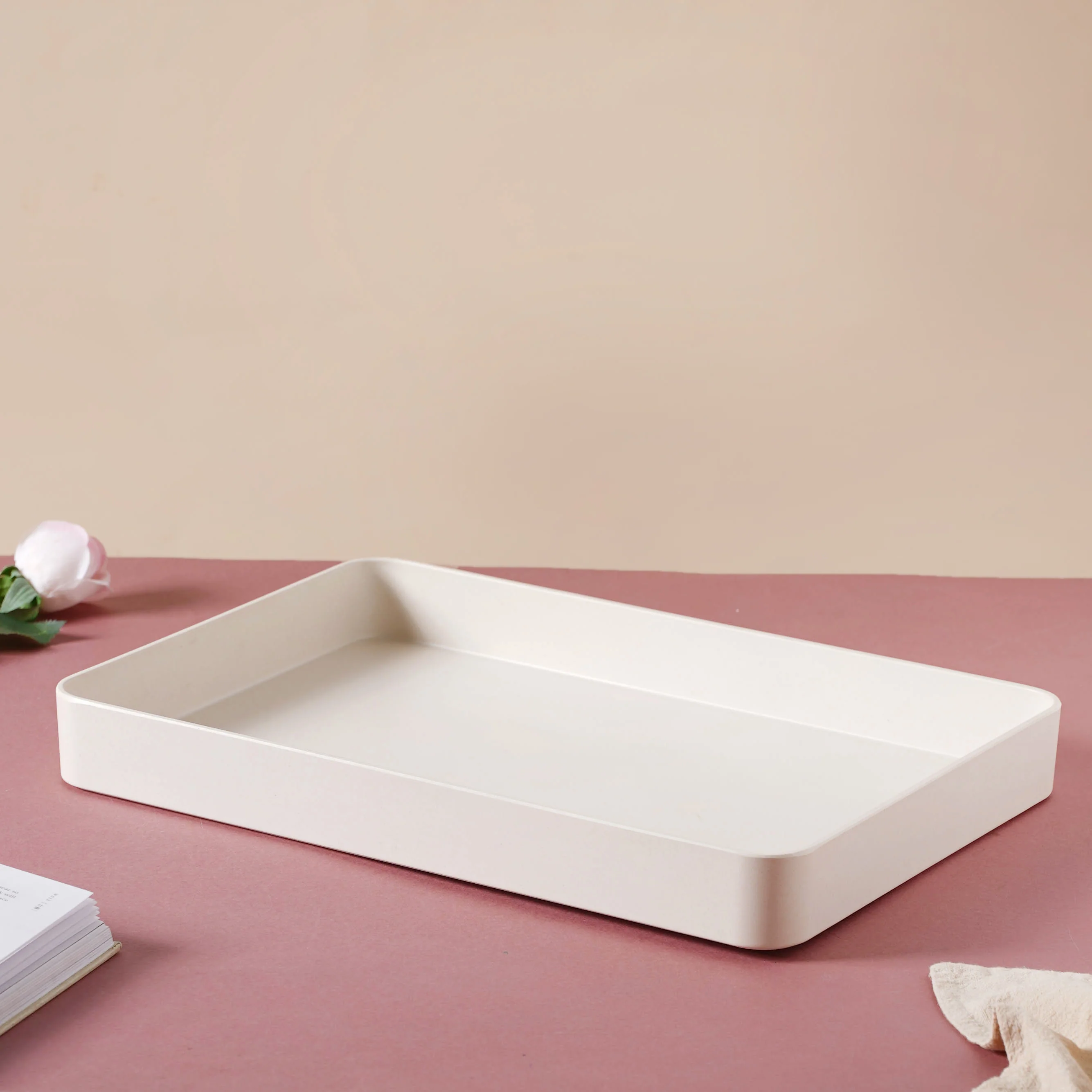 Large White Tray - Image 4