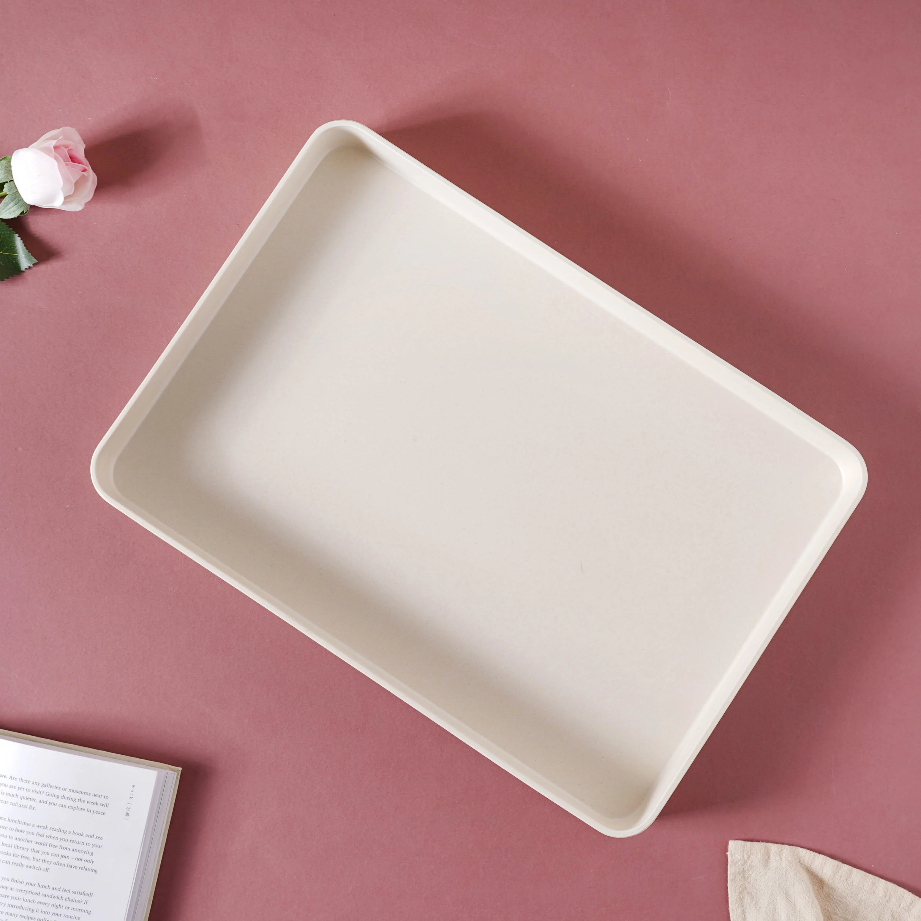 Large White Tray - Image 5