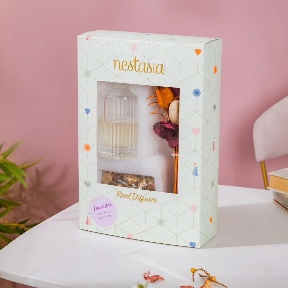Lavender Aroma Dried Flower Bouquet Diffuser Gift Set Of 3 - Image 2