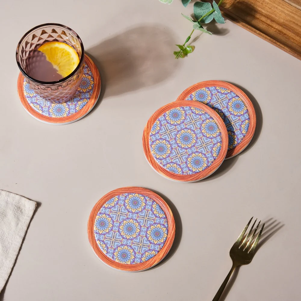 Lavender Ceramic Coaster Set of 4 - Image 4