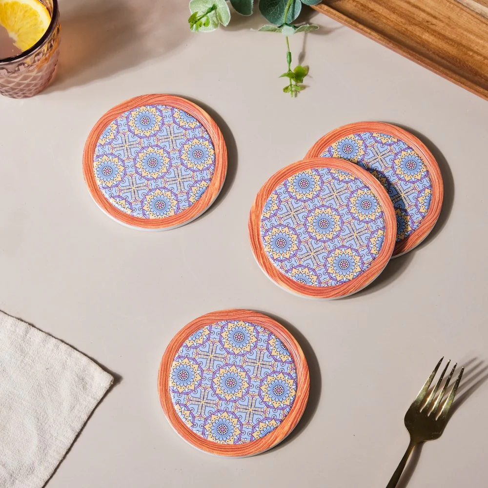 Lavender Ceramic Coaster Set of 4 - Image 5