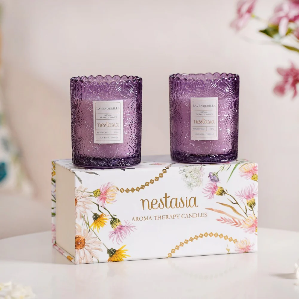 Lavenderilla Scented Soy Wax Votive Candle Jar Set Of 2 - Image 7