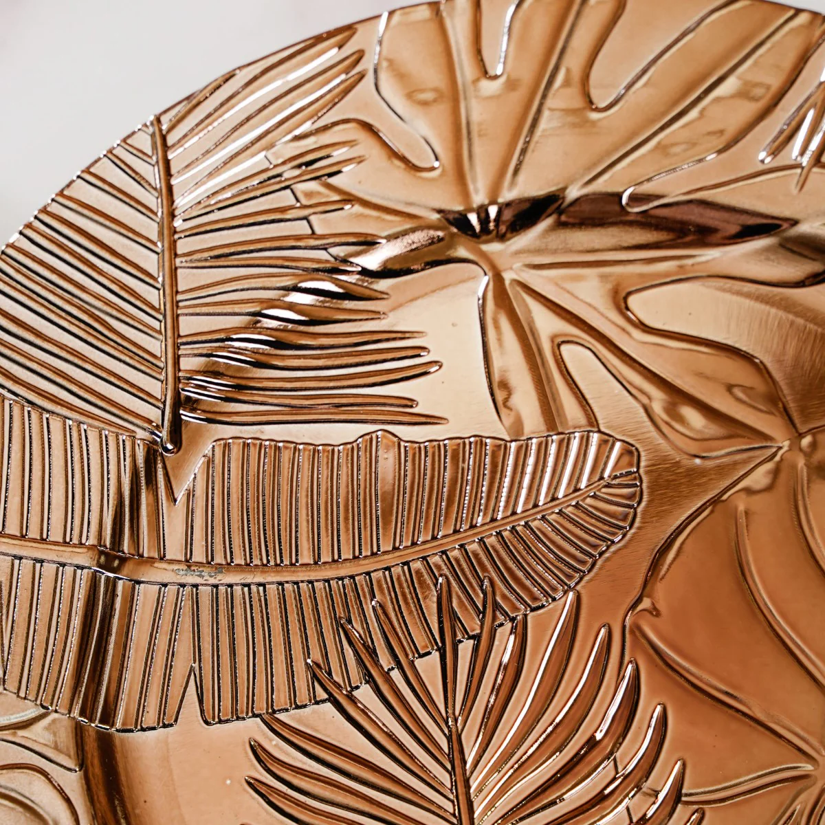 Leaf Embossed Charger Plate Set Of 6 12 Inch - Image 10