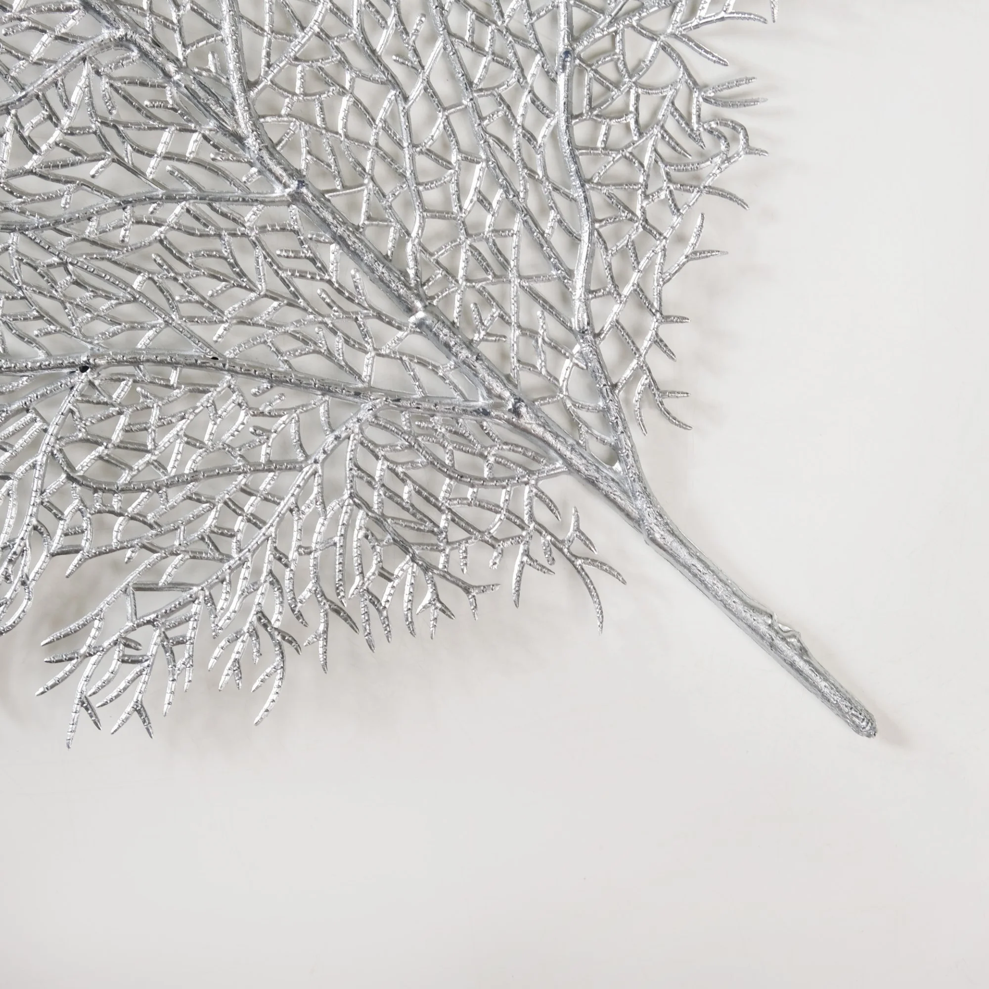 Leaf Shaped Silver Table Mat Set Of 6 - Image 10