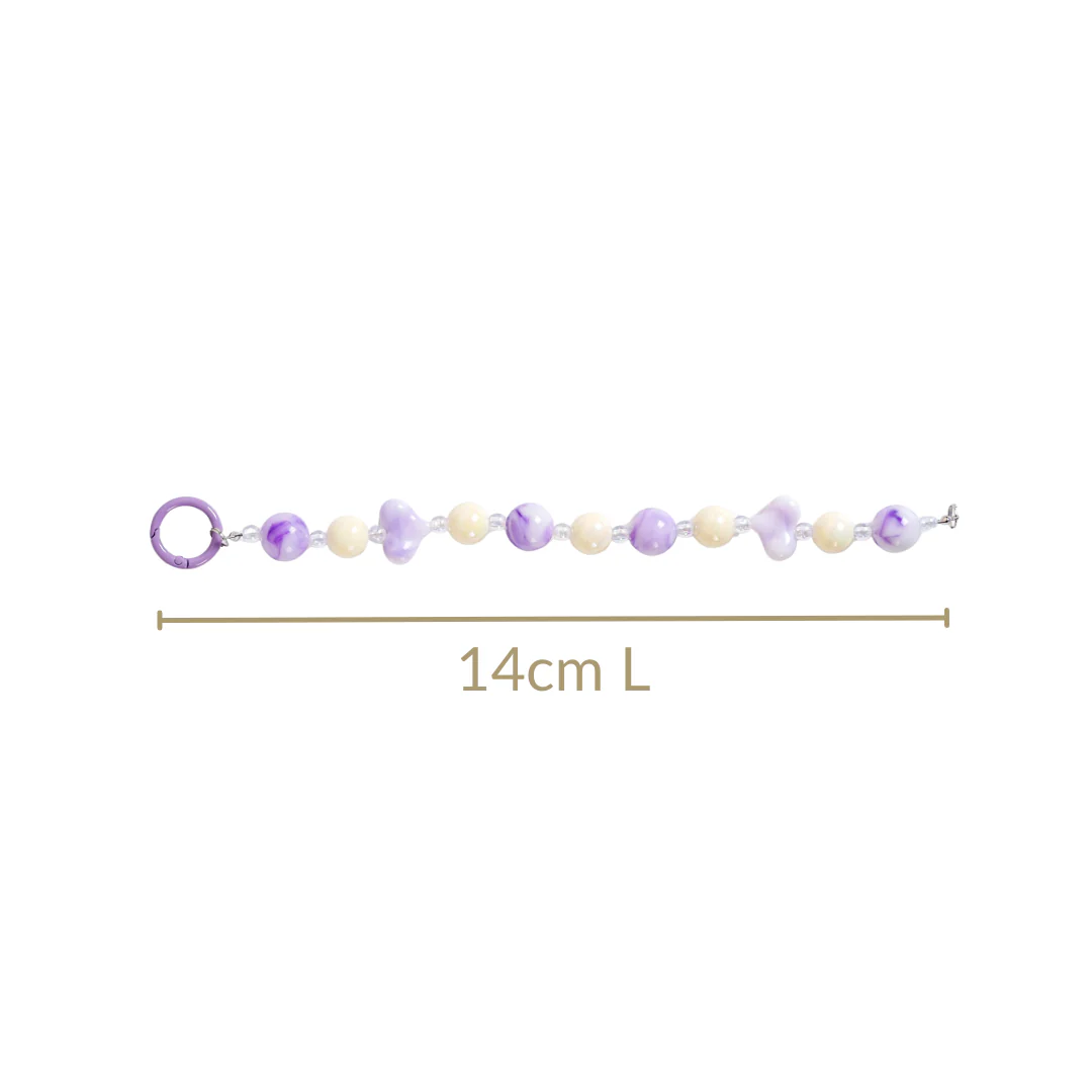 Lilac Love Charm Keychain - Image 4