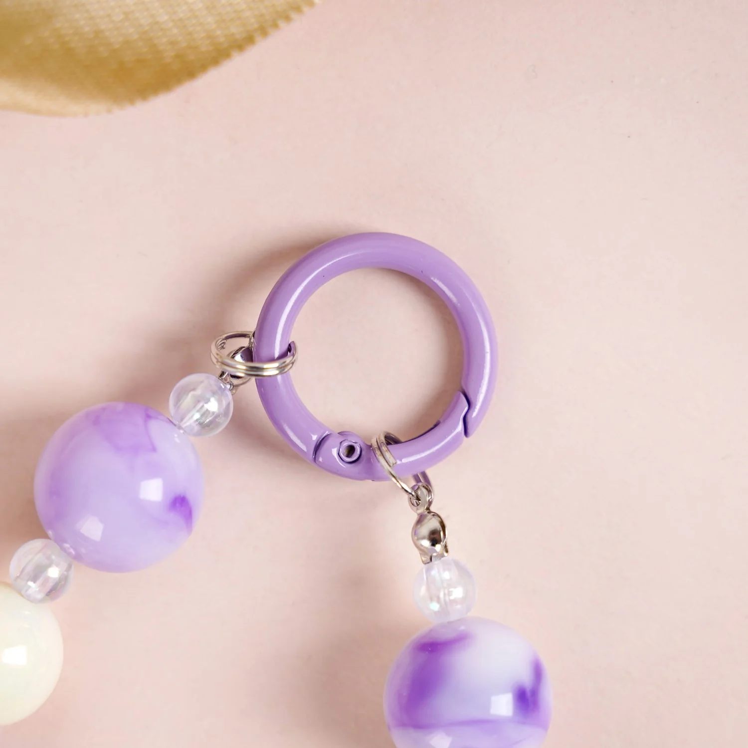 Lilac Love Charm Keychain - Image 5