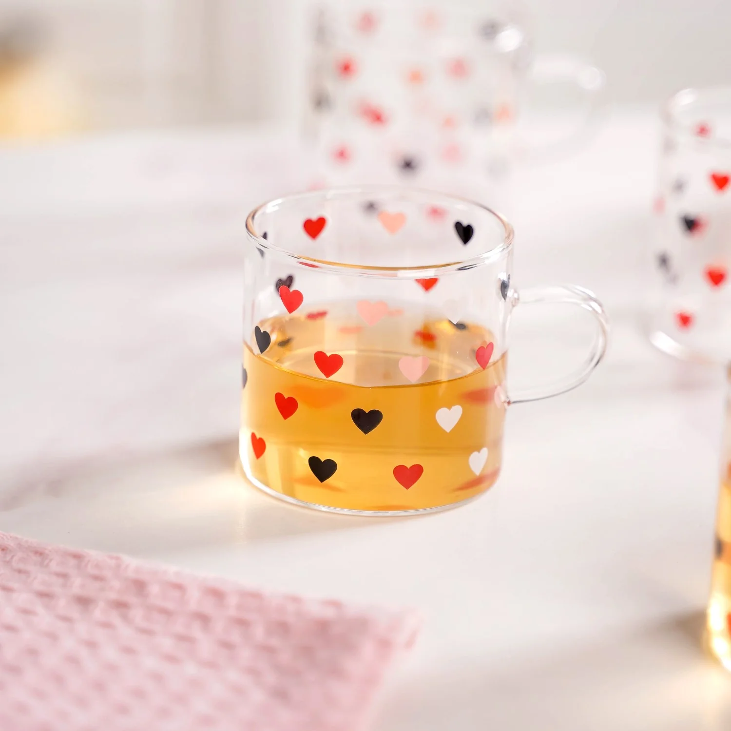 Little Hearts Cup Set Of 6 120ml - Image 6