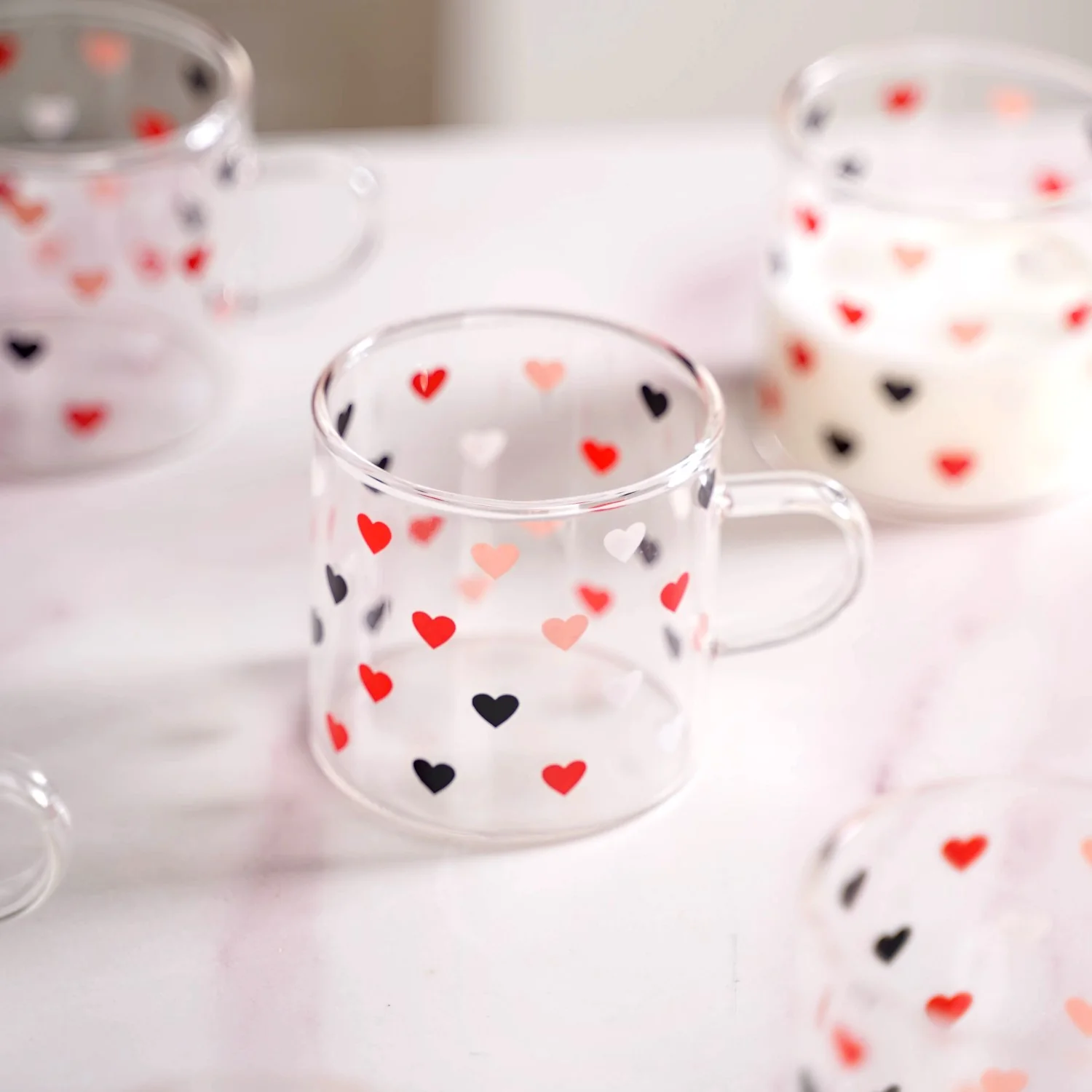 Little Hearts Cup Set Of 6 120ml - Image 7