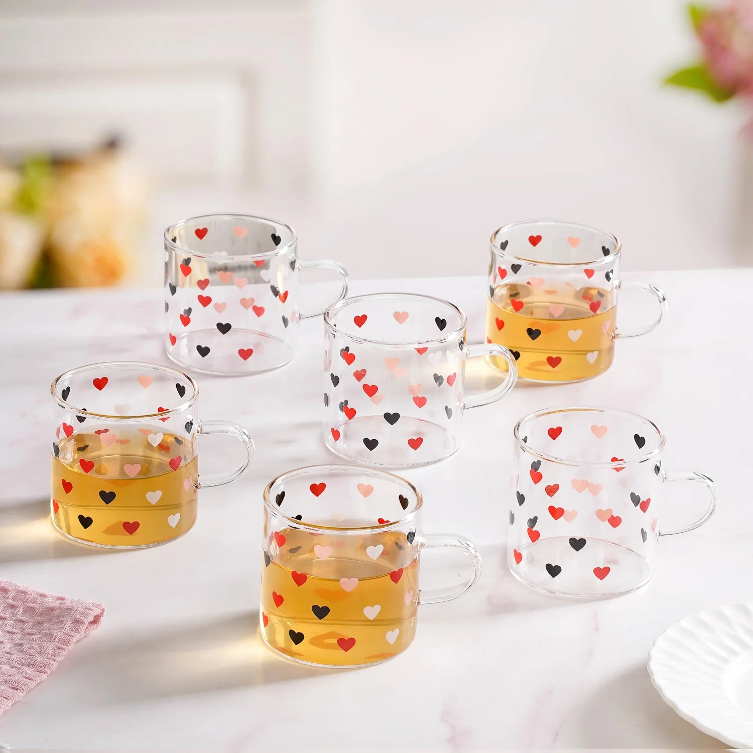 Little Hearts Cup Set Of 6 120ml - Image 8