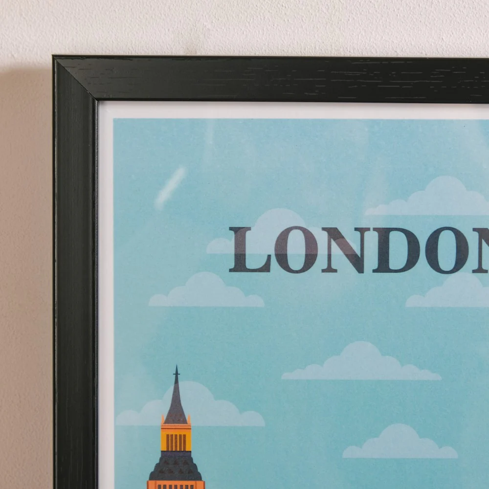London City Wall Art With Frame 13x9 Inch - Image 7