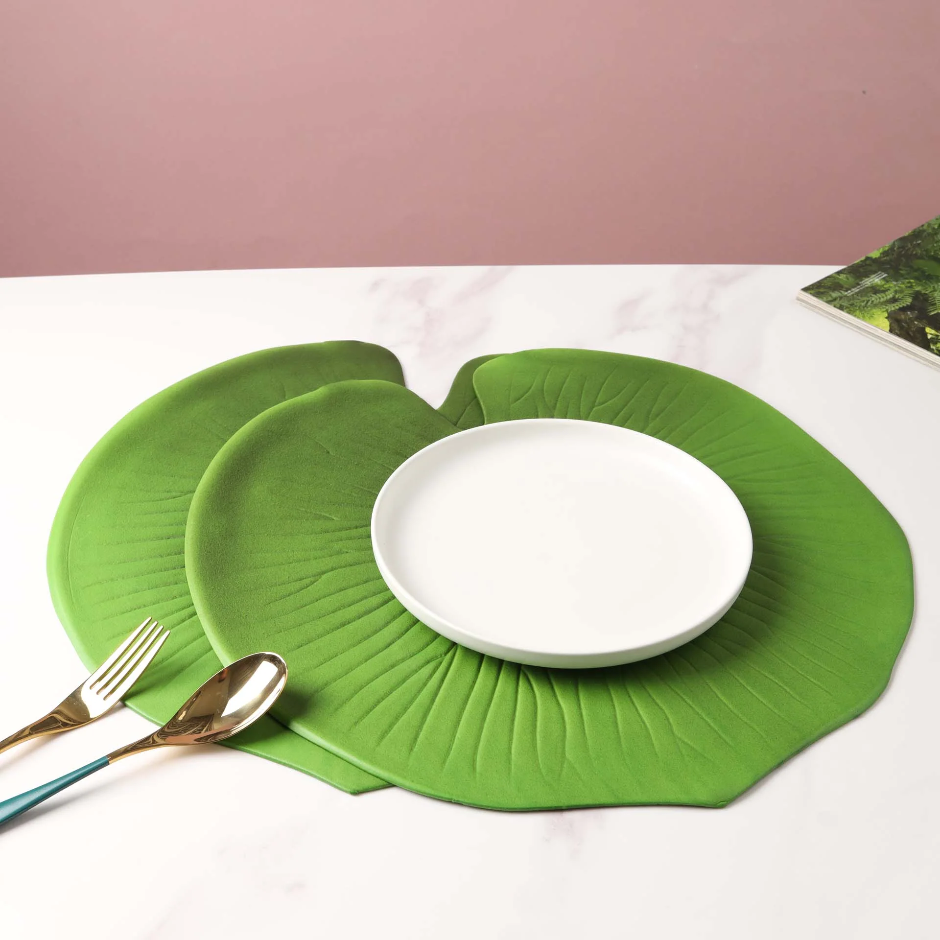 Lotus Leaf Placemat Set of 2 - Image 2