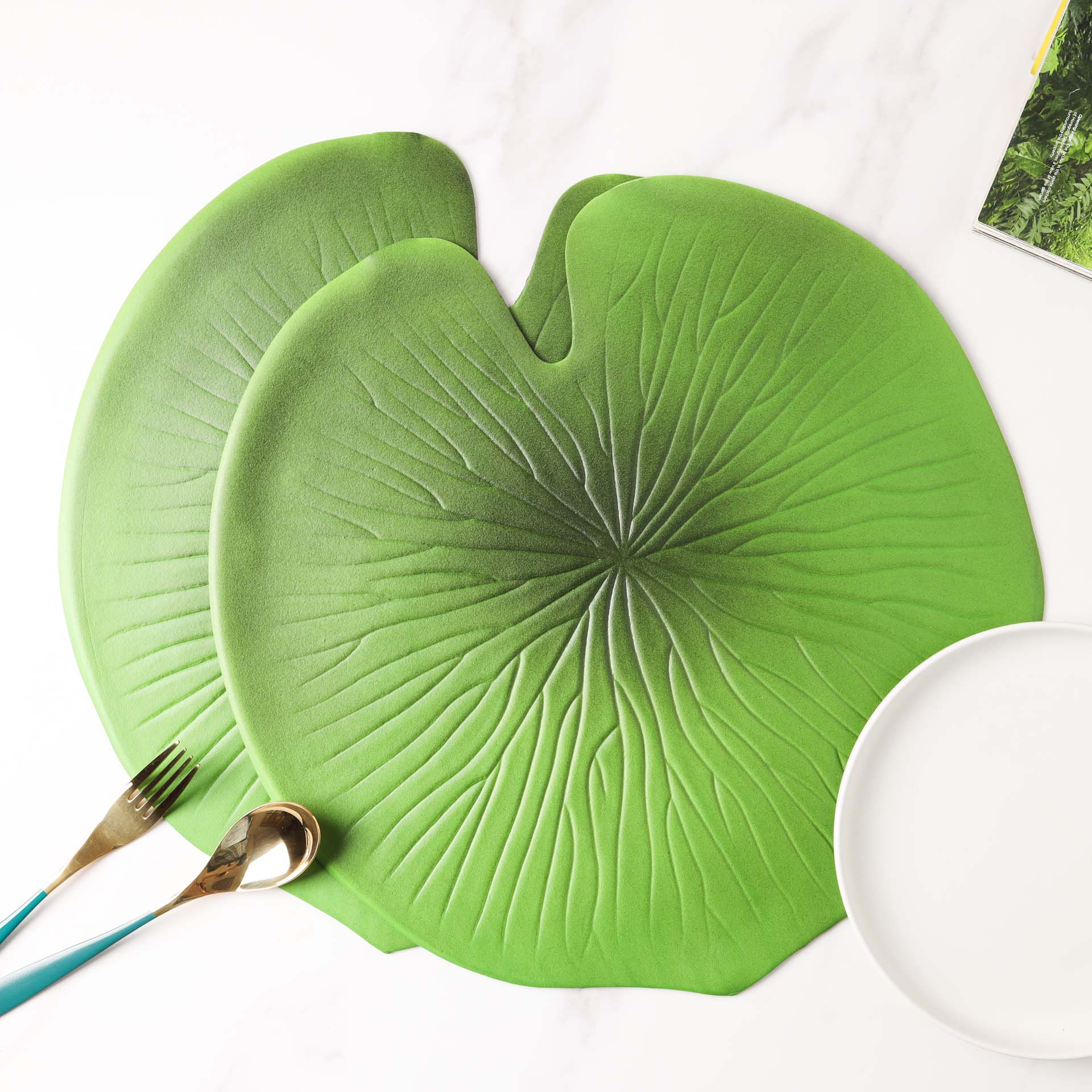 Lotus Leaf Placemat Set of 2 - Image 3