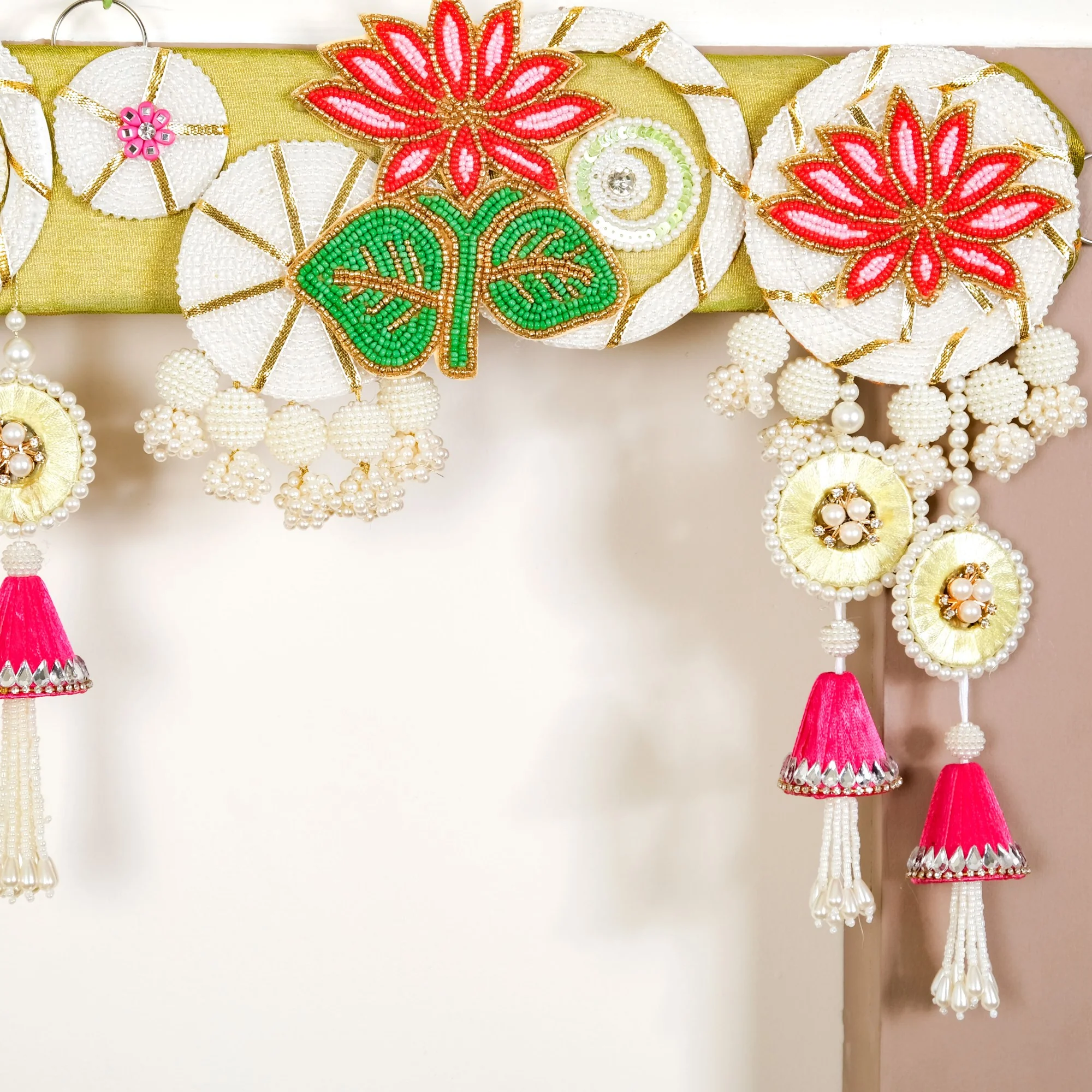 Lotus Pearl Toran For Door - Image 6