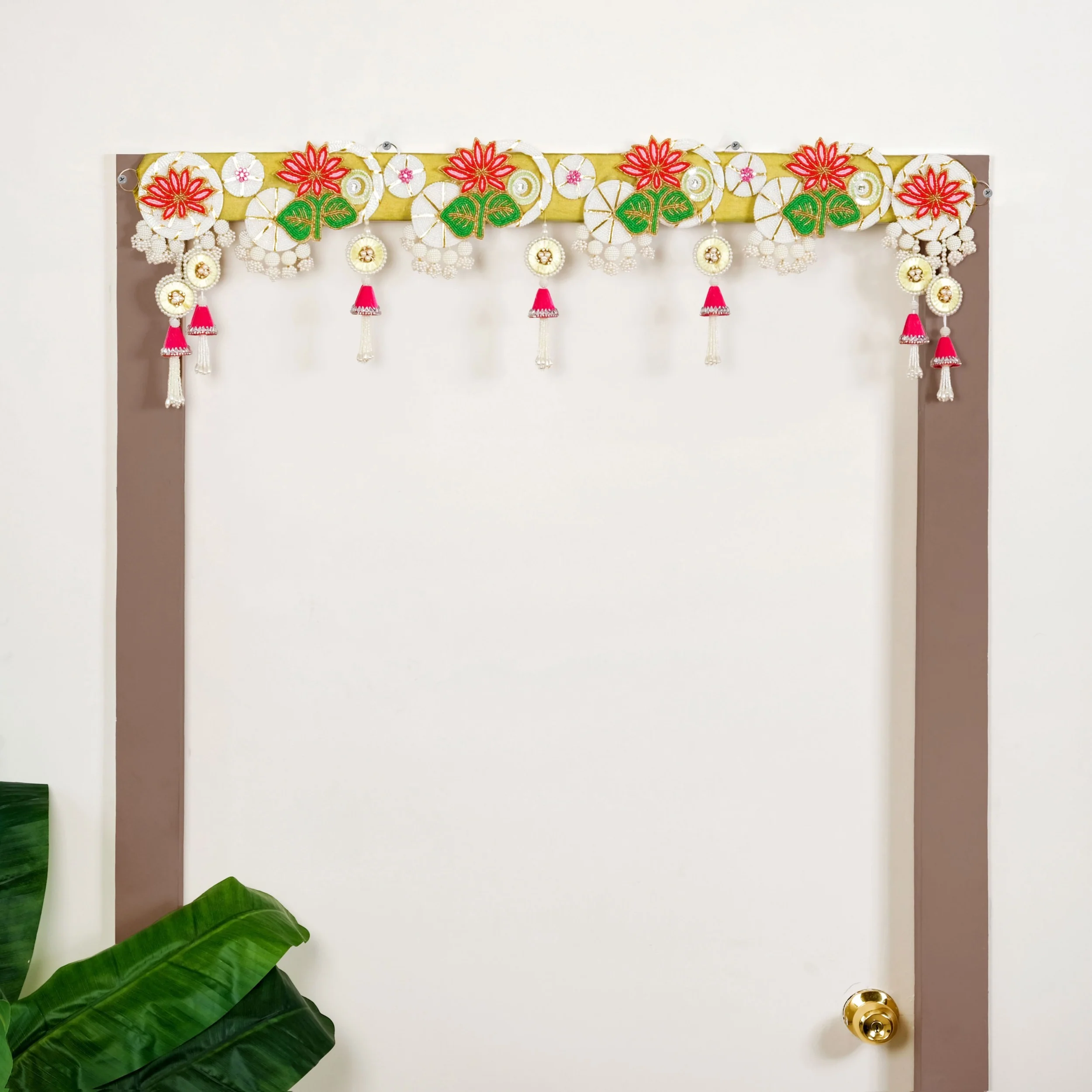 Lotus Pearl Toran For Door - Image 8