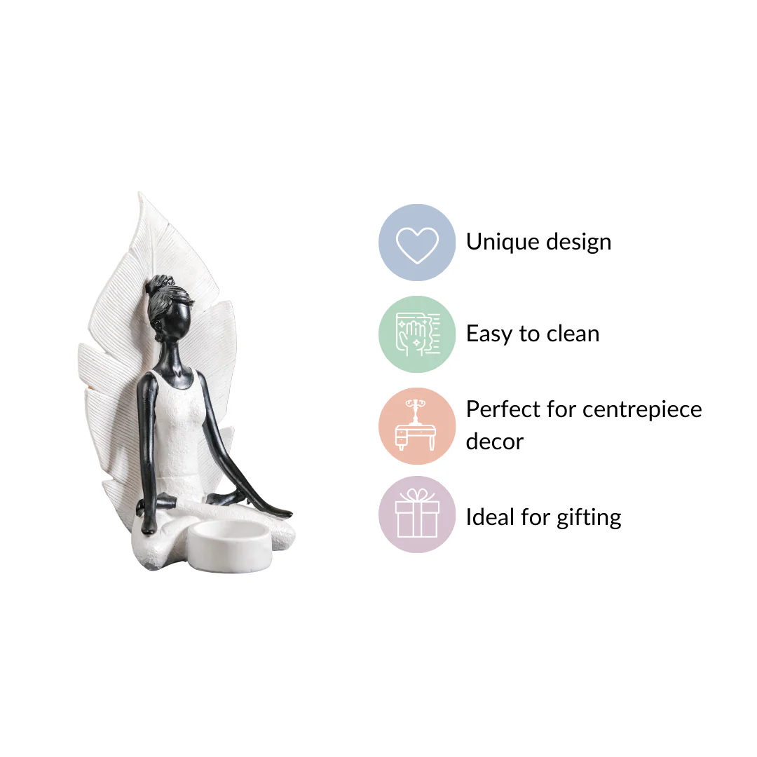 Lotus Position Yoga Candle Stand - Image 7