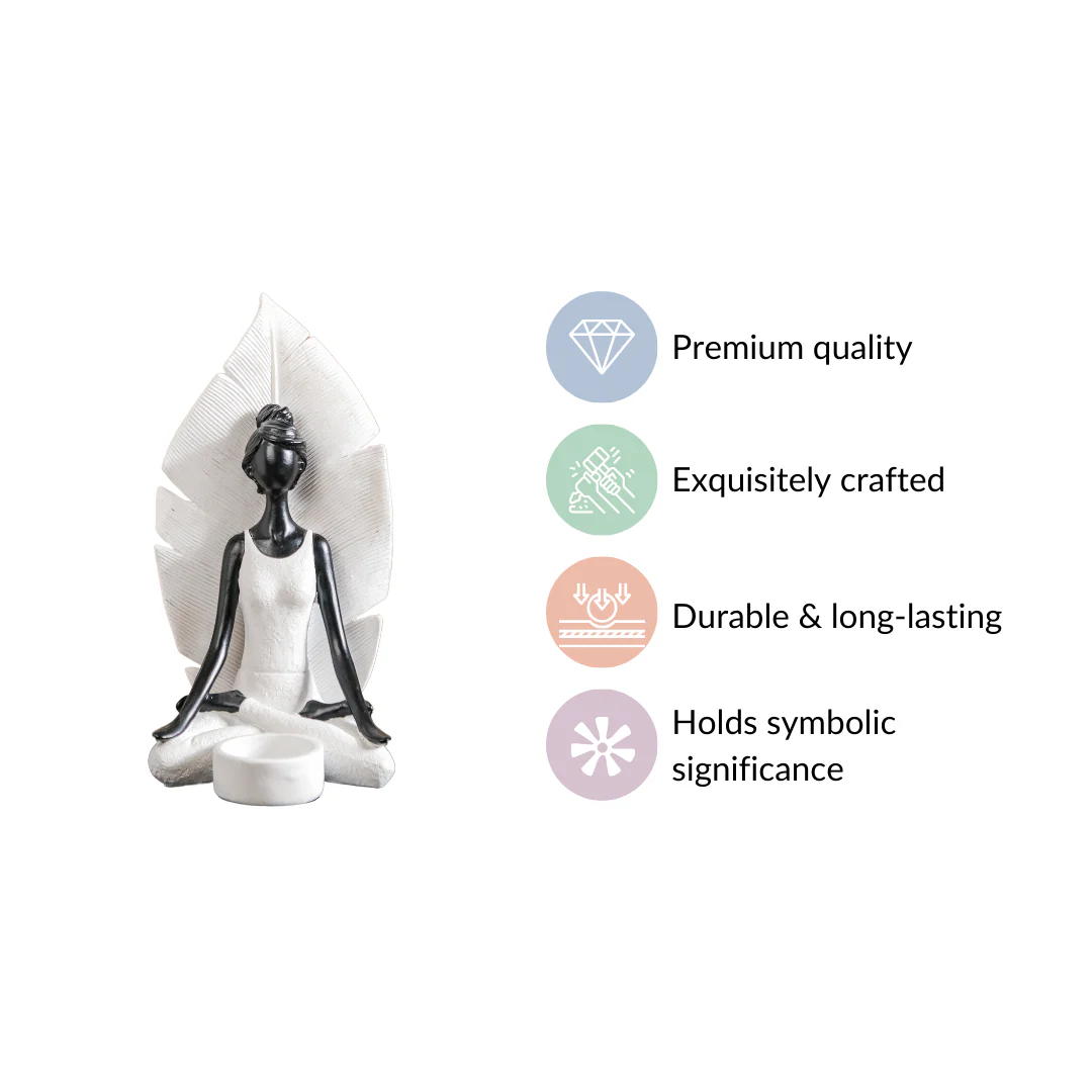 Lotus Position Yoga Candle Stand - Image 8