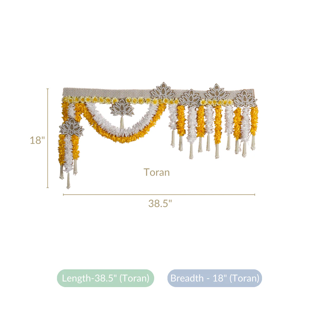 Festive Lotus Toran Multicolour - Image 12