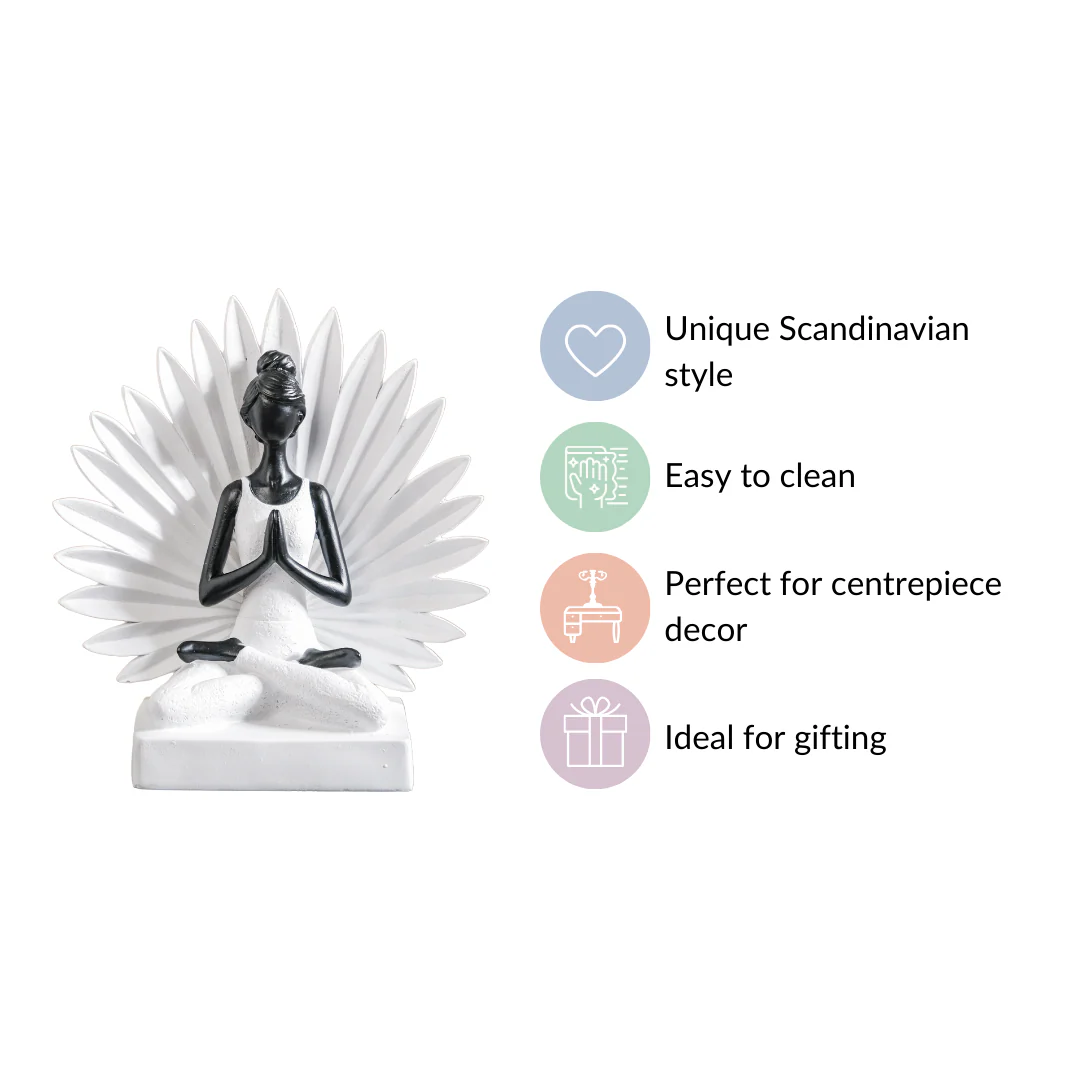 Lotus Yoga Pose Sculpture - Image 5