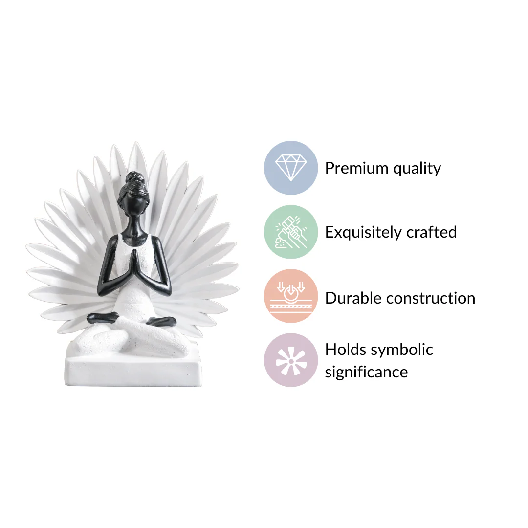 Lotus Yoga Pose Sculpture - Image 6