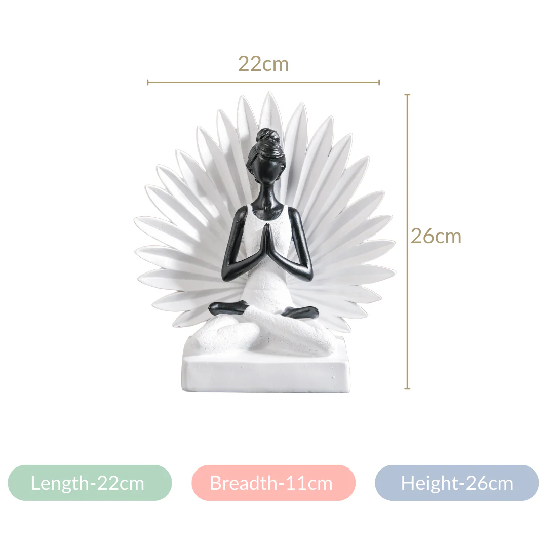 Lotus Yoga Pose Sculpture - Image 7