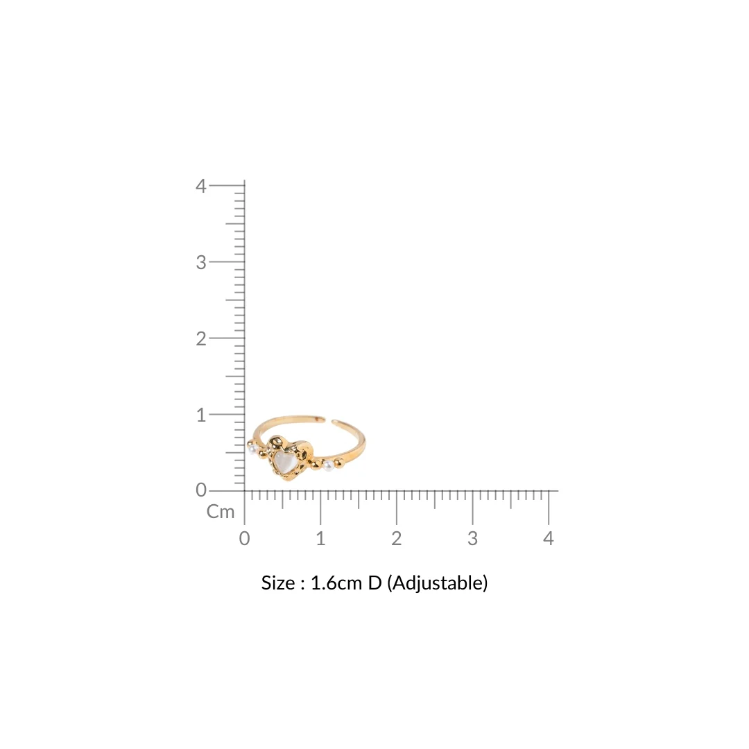 Love And Light Gold Ring - Image 3